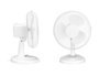Argon Ventilateur de Table 40W Blanc 33.5x47.5x27 cm 3 Vitesses Oscillation 75° Inclinable