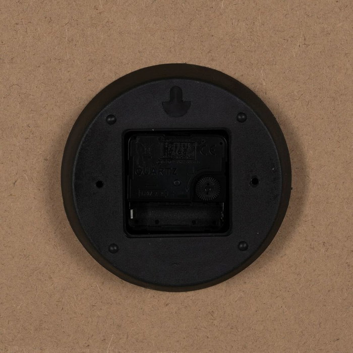 BigBuy Home Horloge Murale Blanc Noir Fer 46 x 46 x 6 cm