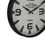 BigBuy Home Horloge Murale Blanc Noir Fer 46 x 46 x 6 cm