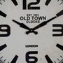 BigBuy Home Horloge Murale Blanc Noir Fer 46 x 46 x 6 cm