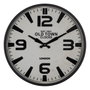 BigBuy Home Horloge Murale Blanc Noir Fer 46 x 46 x 6 cm