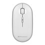 Phoenix Technologies Souris sans fil Bluetooth et 2.4 GHz blanche, Rechargeable Silencieuse, 800/1200/1600 DPI, Rebble
