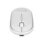 Phoenix Technologies Souris sans fil Bluetooth et 2.4 GHz blanche, Rechargeable Silencieuse, 800/1200/1600 DPI, Rebble