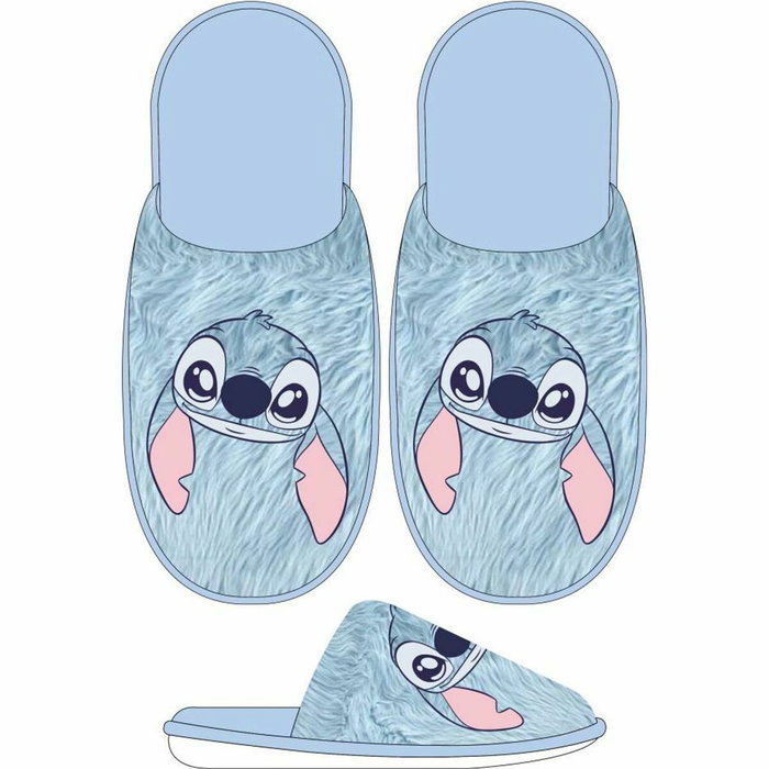 Cerdá Pantoufles Stitch ouverte bleu clair taille 36-37 pour enfants à partir de 3 ans