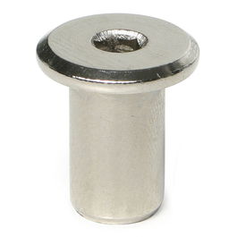 UCAFIX Tube d'assemblage M6 Noir / Nickel Finition Nickel Longueur 12mm