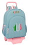 Safta Moch 180+carro 905 Wicked - Sac à dos avec roulettes pour enfant, 33 x 42 x 14 cm, âge recommandé 3 ans et plus