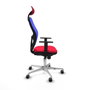 Piqueras y Crespo Chaise de Bureau avec Appui-tête 1D086G1 Rouge