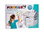 Pincello Set de coloriage maison en papier blanc avec 6 feutres 49 x 68 x 60,5 cm (Set de 4)