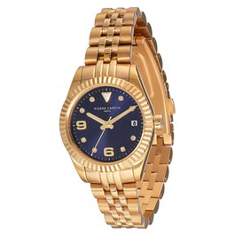 Pierre Cardin CF.1012.MG.3 - Montre Femme Dorée et Bleu