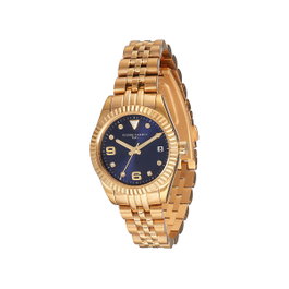 Pierre Cardin CF.1012.MG.3 - Montre femme dorée au cadran bleu
