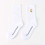 Chaussettes Real Madrid C.F. Blanc (Taille unique) (35-38)
