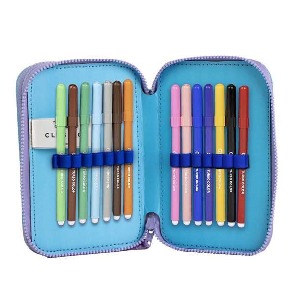 Cerdá Plumier avec accessoires Stitch (Lilo et Stitch) 12.5 x 19.5 x 4.5 cm - Couleur Violet Cerdá Plumier avec accessoires Stitch (Lilo et Stitch) 12.5 x 19.5 x 4.5 cm - Couleur Violet