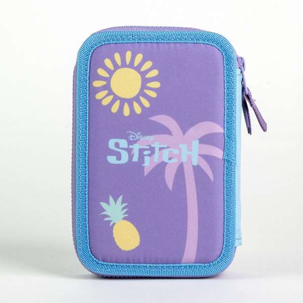 Cerdá Plumier avec accessoires Stitch (Lilo et Stitch) 12.5 x 19.5 x 4.5 cm - Couleur Violet Cerdá Plumier avec accessoires Stitch (Lilo et Stitch) 12.5 x 19.5 x 4.5 cm - Couleur Violet