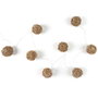 Home Deco Factory Guirlande Lumineuse 8 LED Rotin Naturel
