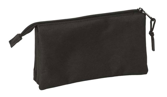 Safta - Porte-tout triple One Piece Pirates 22 x 12 x 3 cm, coffret en espagnol pour enfants dès 3 ans