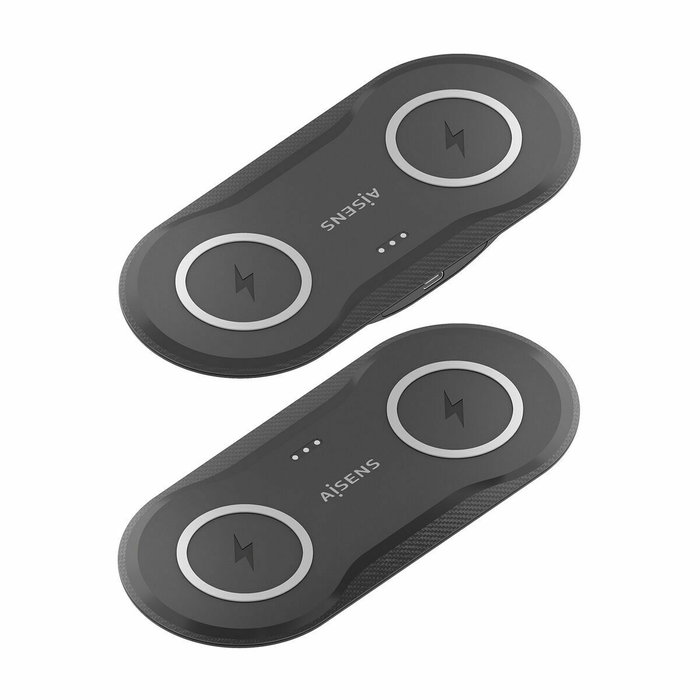 Chargeur sans fil Aisens ASCH-15W2WC060-BK Noir 50 W