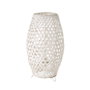 BigBuy Home Lampe de bureau Blanc Métal et Bambou