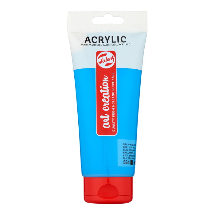 Talens Art Creation Peinture Acrylique Bleu Brillant 564, 200 ml Talens Art Creation Peinture Acrylique Bleu Brillant 564, 200 ml