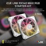 Corsair iCUE LINK RX140 RGB Max White Dual Fan