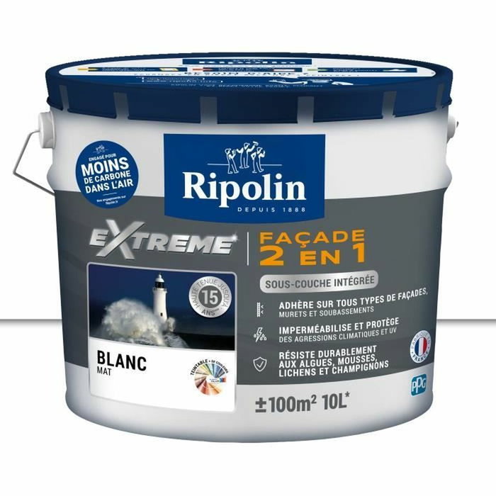 Ripolin Protection Extreme Façade Blanc Mat 10 L