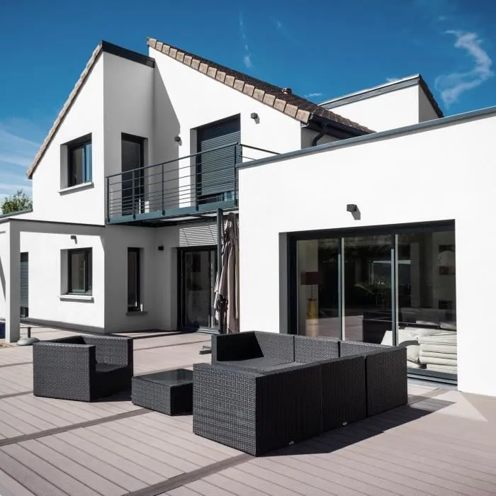 Ripolin Extreme Facade 2 en 1 - Peinture de Protection Extrême pour Façade Blanche Mat - Sous-couche et Finition en 1 Produit - 10 L