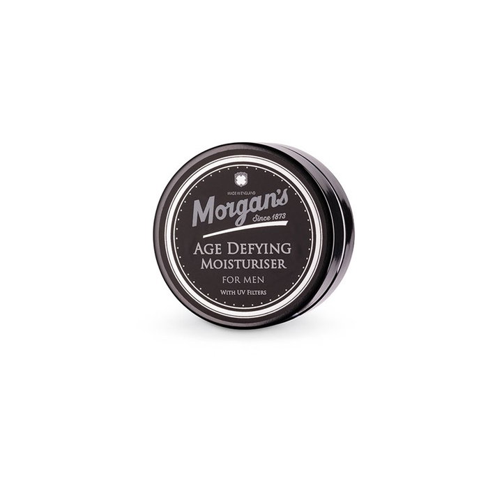 Morgan Age Defying Moisturiser For Men 45mL - Crème Hydratante Anti-Âge pour Homme avec Filtres UV et Beurre de Karité Morgan Age Defying Moisturiser For Men 45mL - Crème Hydratante Anti-Âge pour Homme avec Filtres UV et Beurre de Karité