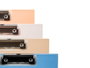 PINCELLO Lot de 36 classeurs A4 avec attache, couleurs assorties