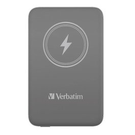 Verbatim Power Bank magnétique 10000 mAh gris avec charge rapide USB-C