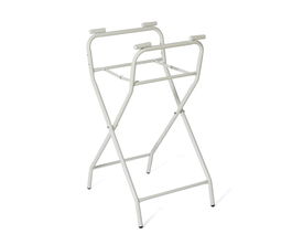 KioKids Support pliable de baignoire pour bébé - Support de bain pliant ergonomique et stable pour éviter les maux de dos (Blanc)