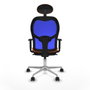Piqueras y Crespo Chaise de Bureau avec Appui-tête Jorquera 1D086N1 Orange