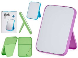 BERILO Lot de 36 Grands Miroirs en Plastique Assortis (Bleu, Lilas, Vert)