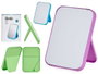 BERILO Lot de 36 Grands Miroirs en Plastique Assortis (Bleu, Lilas, Vert)