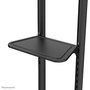 Neomounts FL50-550BL1 Support mobile au sol pour écran plat TV 37-70" jusqu'à 50 kg, avec tablette multimédia, support caméra, roulettes et gestion de câbles - Noir