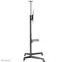 Neomounts FL50-550BL1 Support mobile au sol pour écran plat TV 37-70" jusqu'à 50 kg, avec tablette multimédia, support caméra, roulettes et gestion de câbles - Noir