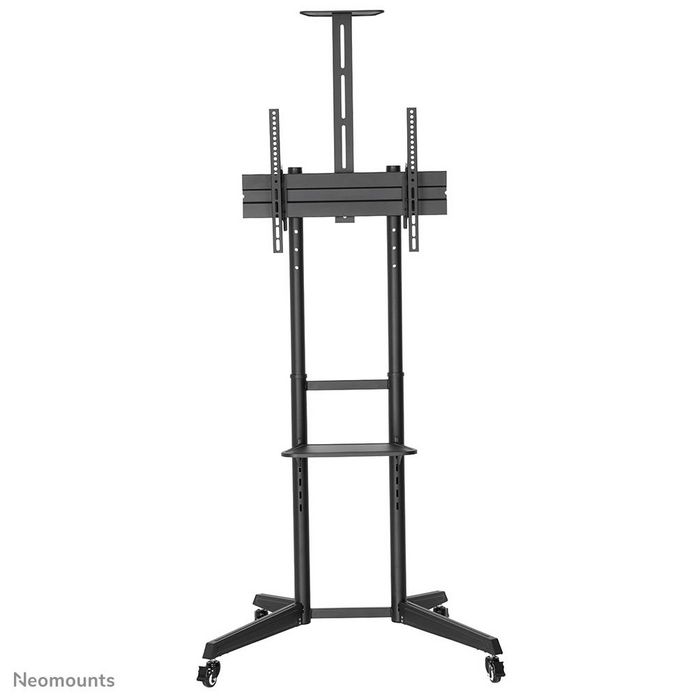 Neomounts FL50-550BL1 Support mobile au sol pour écran plat TV 37-70" jusqu'à 50 kg, avec tablette multimédia, support caméra, roulettes et gestion de câbles - Noir