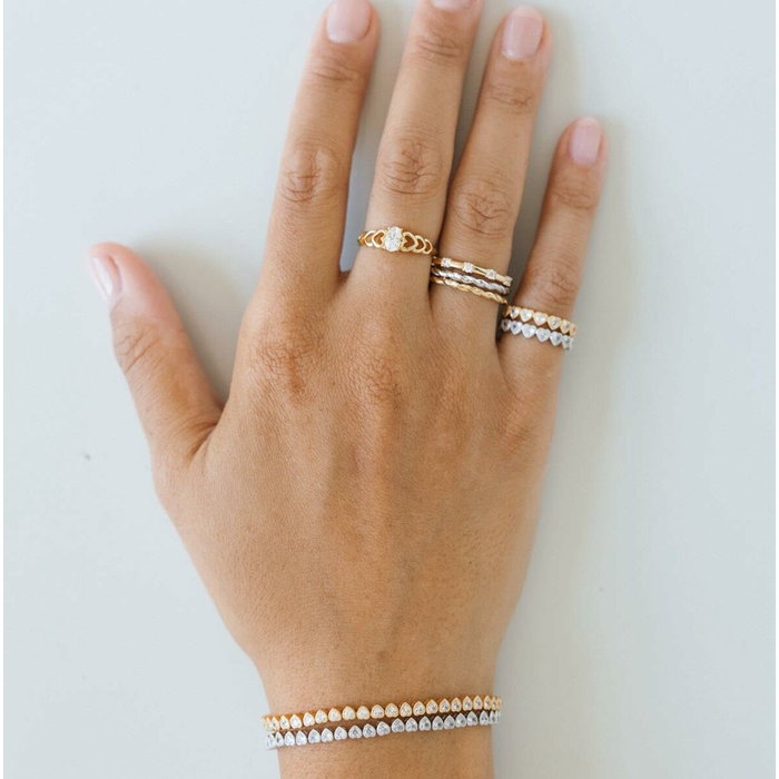 Bague Femme 24KAE 124141S/54 Argenté 14 Bague Femme 24KAE 124141S/54 Argenté 14