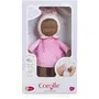 Corolle Doudou Miss Rose Rêves d'Étoiles 25 cm - Doudou peluche visage vinyle et senteur vanille, cadeau de naissance, dès la naissance