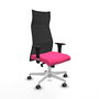 Piqueras y Crespo Chaise de Bureau Albacete XL Rose et Noir