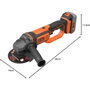 Black + Decker BCG720N-XJ Meuleuse d'angle 18V 125mm