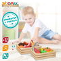 Set de jouets alimentaires Woomax 12 Pièces (4 Unités)