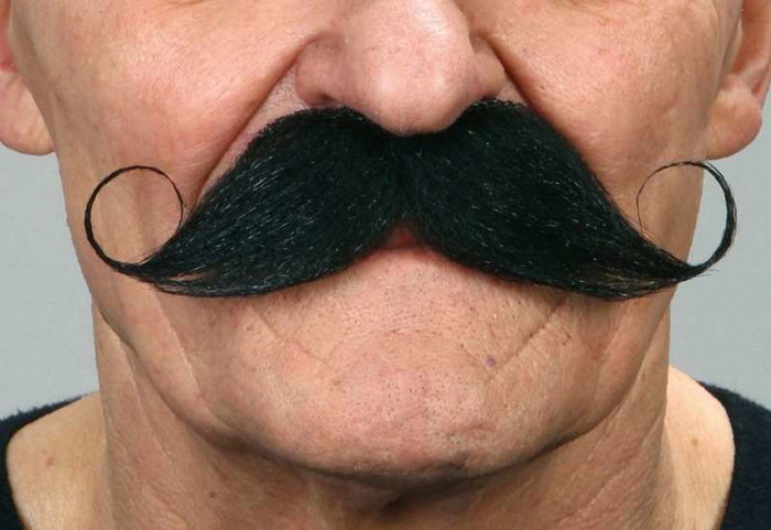 My Other Me Bigote noir - Moustache postiche adulte multilingue (français, espagnol, anglais...) - Taille unique - Multicolore My Other Me Bigote noir - Moustache postiche adulte multilingue (français, espagnol, anglais...) - Taille unique - Multicolore