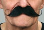 My Other Me Bigote noir - Moustache postiche adulte multilingue (français, espagnol, anglais...) - Taille unique - Multicolore