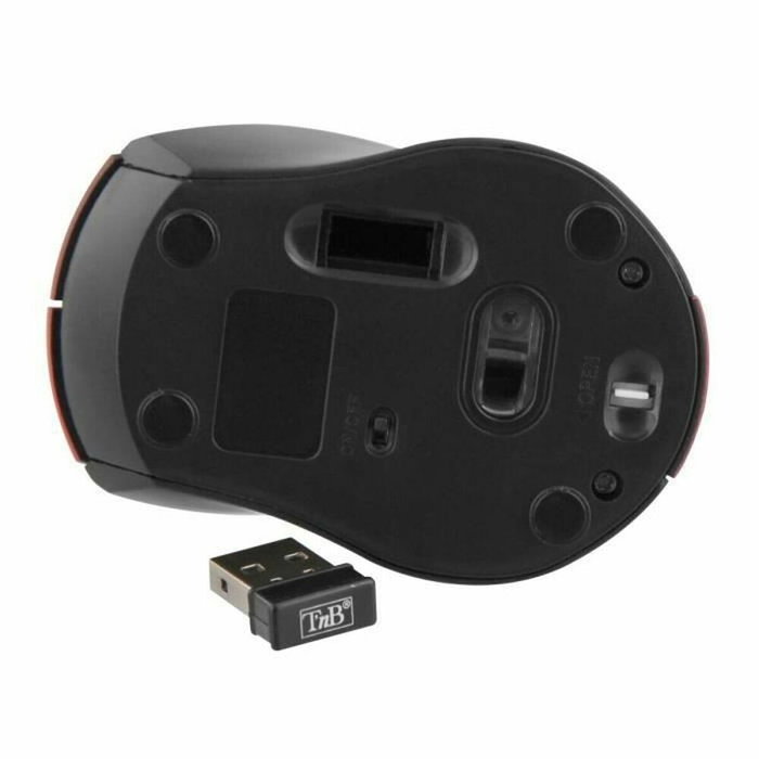 Souris T'NB MM240RD Noir Rouge Noir/Rouge 1000 dpi