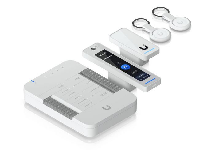 Ubiquiti Kit contrôle d'accès - Door Hub + G3 Reader Pro + G3 Reader + 2x Pocket Keyfobs blanc