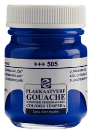 Talens Tempera Extra Fine Azul Ultramar Claro 505 - 50 ml