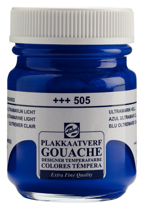 Talens Tempera Extra Fine Azul Ultramar Claro 505 - 50 ml Talens Tempera Extra Fine Azul Ultramar Claro 505 - 50 ml