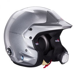 Stilo Venti4 Wrc Composite Titane Fia8859-24 Sa2020 + Hans Taille 63 STIAA0224BG2V63 Casque de course léger avec ventilation et isolation acoustique