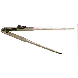 ACHA Compas pour carrés avec fixateur 300 mm en acier