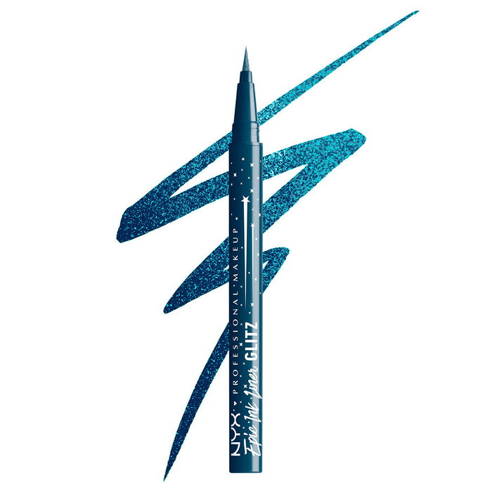 Nyx Professional Make Up EPIC INK LINER GLITZ #06-Denim Dazzle - Eye-liner waterproof métallisé 1 ml Nyx Professional Make Up EPIC INK LINER GLITZ #06-Denim Dazzle - Eye-liner waterproof métallisé 1 ml