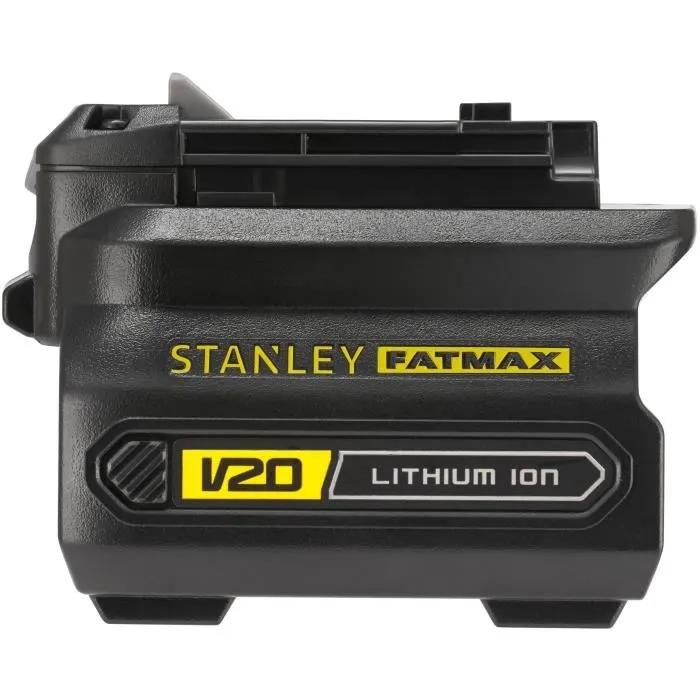 Stanley Fatmax - Adaptateur de batterie SFMCB100-XJ - Compatible outils 18V (ancienne génération) avec batteries V20 1,5Ah/2Ah